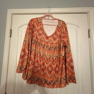 🆕Women's Multicolor Patterned Top 2XL